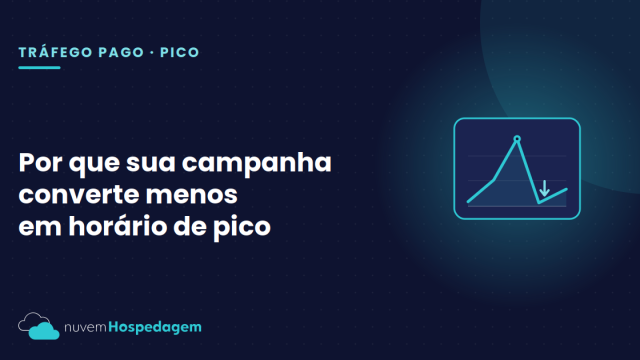 Por que sua campanha converte menos em horário de pico