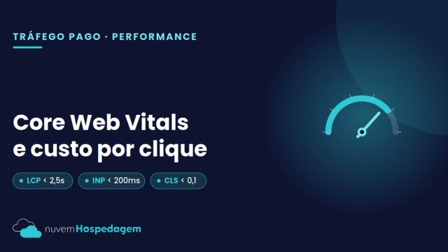 Core Web Vitals e custo por clique: o que Meta e Google medem