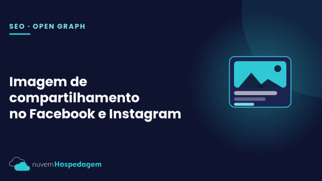 Imagem de compartilhamento no Facebook e Instagram